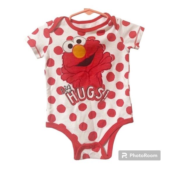Sesame Street Elmo Onesie 6-9 Months - Picture 1 of 3